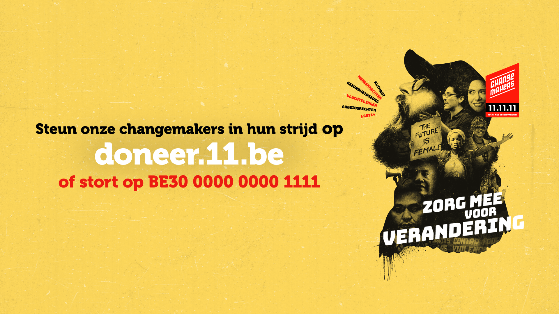 11.11.11 campagne Changemakers 2020