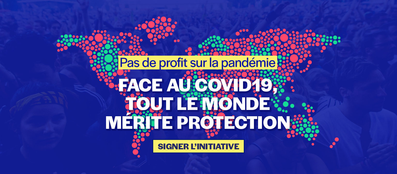Pas de profit sur la pandémie Geen winst op de pandemie