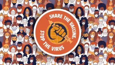 Share the vaccine stop the virus