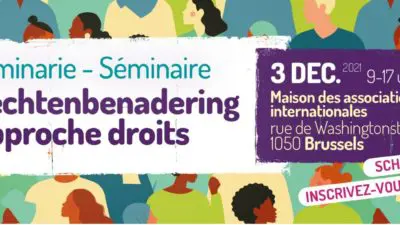 Séminaire approche droits / seminarie Rechtenbenadering