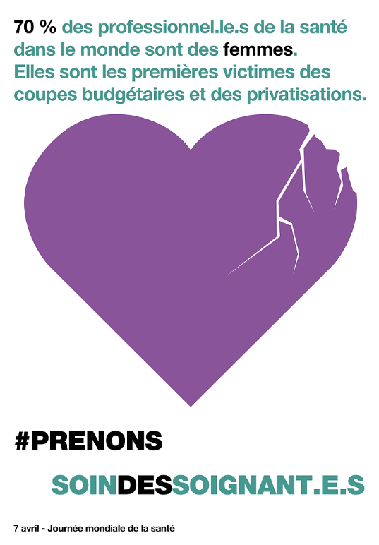 Poster: women taking care of carers